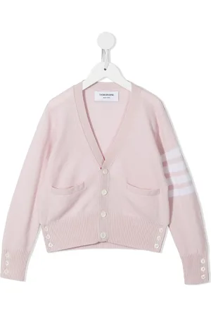 Thom Browne 4-Bar V-neck cashmere cardigan