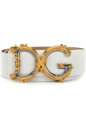 Dolce & Gabbana DG Baroque leather belt