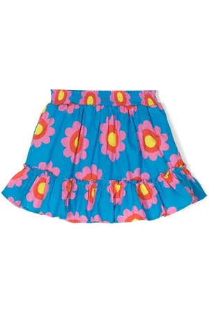 Stella McCartney Floral-print cotton skirt