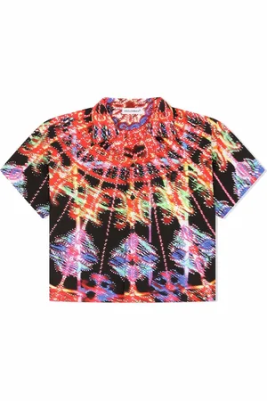 Dolce & Gabbana Luminarie camp collar graphic-print shirt