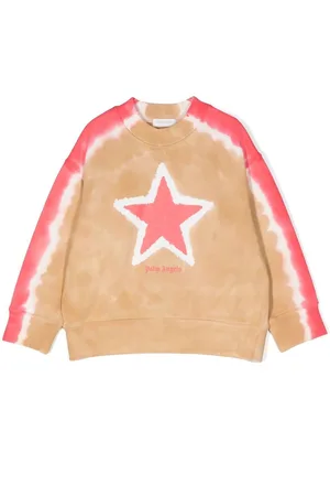 Palm Angels Star tie-dye print sweatshirt