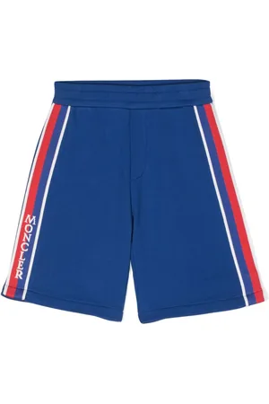 Moncler Stripe-detail cotton shorts