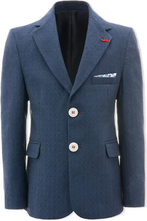 M. Moustache Embroidered single-breasted blazer