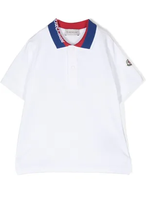 Moncler Contrasting-collar polo shirt