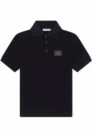 Dolce & Gabbana Logo-tag piqué polo shirt
