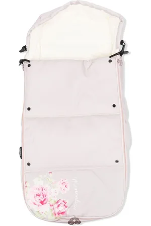 MONNALISA X Leclerc Baby floral-print thermal sleep bag