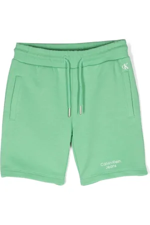 Calvin Klein Logo-print elasticated-waist shorts