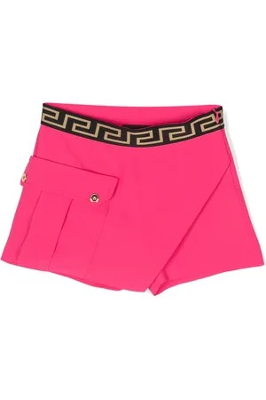 VERSACE La Greca wrap skorts