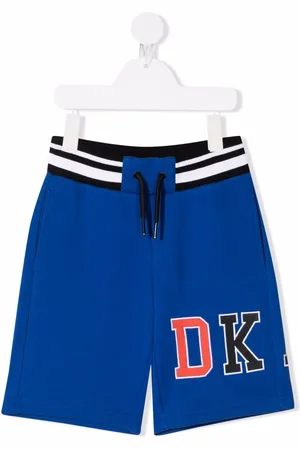 DKNY Embroidered-logo track shorts