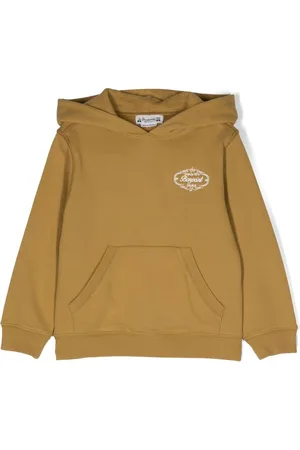 BONPOINT Logo-embroidered cotton hoodie