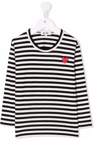 Comme des Garçons Heart-patch cotton T-shirt