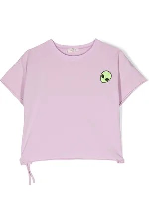 Le pandorine Patch-detail jersey T-shirt