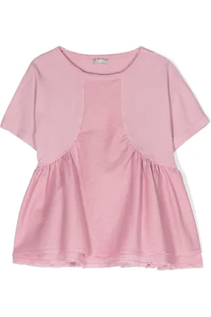 Il gufo Short-sleeve ruffled T-shirt