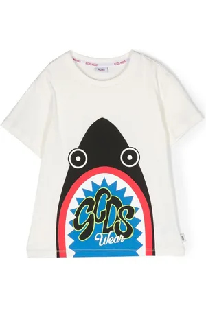 GCDS Logo-print detail T-shirt