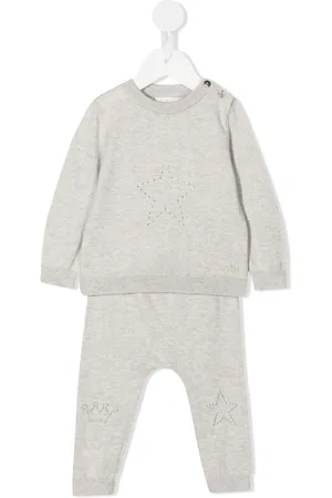 MARIE CHANTAL Star-motif knitted babygrow set