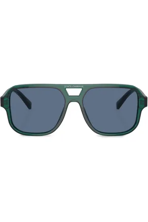 Dolce & Gabbana Logo-print square-frame sunglasses