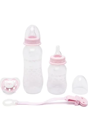 Emporio Armani Logo-print bottle & dummy set