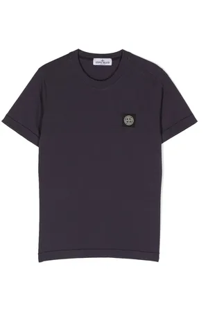 Stone Island Logo-patch short-sleeve T-shirt