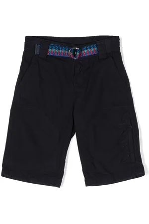 Lanvin Logo-embroidered chino shorts