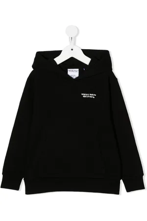 MARCELO BURLON Tempera Cross logo-print hoodie