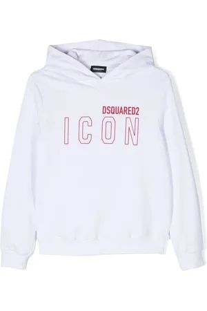 Dsquared2 Icon logo-print detail hoodie
