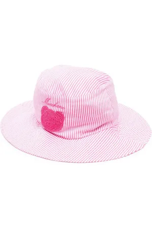 Moschino Stripe-print cotton hat