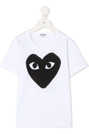 Comme des Garçons Heart-print cotton T-shirt