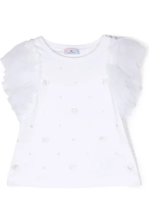 Chiara Ferragni Logo-detail cotton top