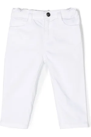 Emporio Armani Straight-leg cotton trousers