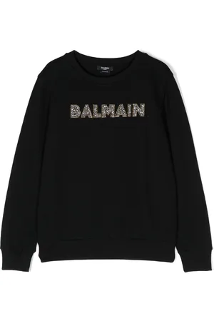 Balmain Crew-neck cotton sweatshirt