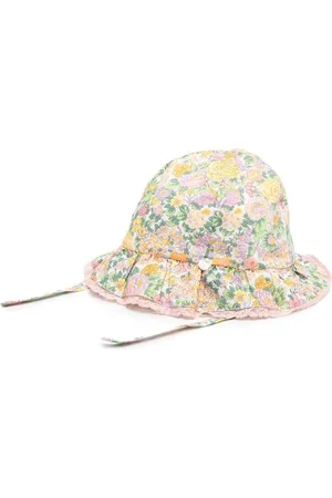 Tartine Et Chocolat Floral-print cotton sun hat