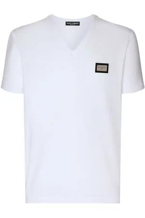 Dolce & Gabbana Logo-tag V-neck T-shirt