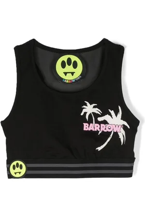 BARROW Logo-print sleeveless top