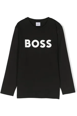 HUGO BOSS Logo-print long-sleeve T-shirt