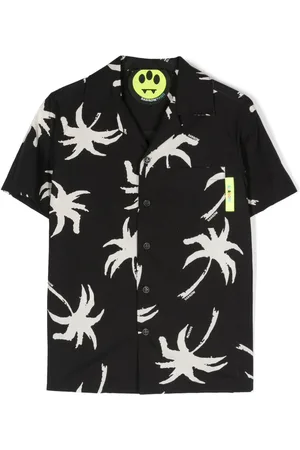 BARROW Palm tree-print shirt