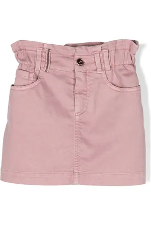 Brunello Cucinelli Dyed denim skirt