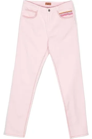 Missoni Wave-print slim-cut trousers