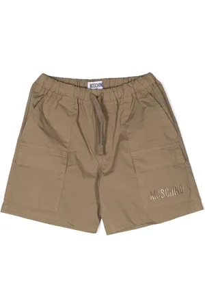 Moschino Logo-print cotton shorts