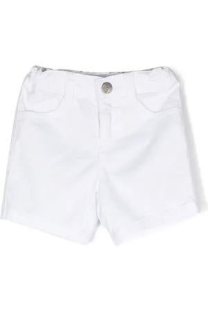 Emporio Armani Logo-detail denim shorts