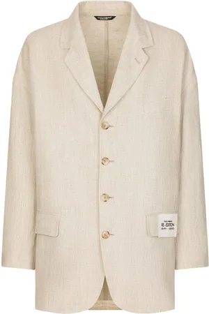 Dolce & Gabbana Logo-patch single-breasted blazer