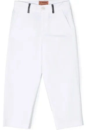 Missoni Knit-detail straight-leg trousers