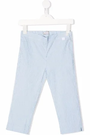 Il gufo Gingham-check print trousers