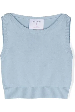 Simonetta Ribbed knit tank top