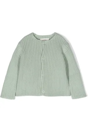 TEDDY & MINOU Rib-knit cotton cardigan