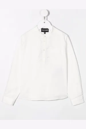 Emporio Armani Band-collar shirt