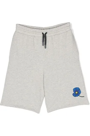 Kenzo Floral-motif cotton shorts
