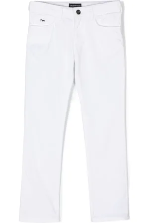 Emporio Armani Stretch-cotton chino trousers