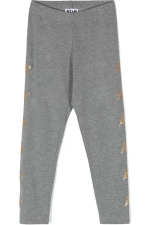 Golden Goose Glitter star-patch leggings