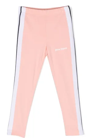 Palm Angels Side stripe-print leggings