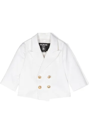 Balmain Double-breasted virgin wool blazer